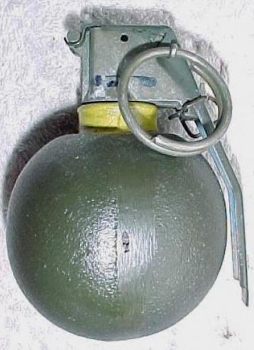 US Baseball Grenade With Jungle Clip